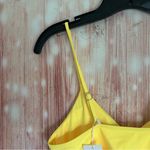 Beachsissi  Yellow Adjustable Strap Flowy Tankini Top Photo 9