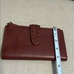 None Brown Leather Wallet Photo 5