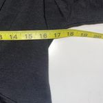 ASOS 100% Cotton Black Drawstring Waist V-neck Mini Dress Photo 6