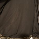 kim rogers  Women's Brown Animal Print Collar Lightweight Full Zip Jacket Size‎ L Photo 2