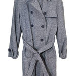 Marc Jacobs Virgin Wool Double Breasted Belted Coat Size Large Photo 0