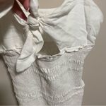 Adalene White Smocked Tie Photo 4