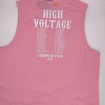 Pimkie NWT AC/DC HIGH VOLTAGE PINK TANK Photo 3