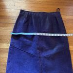 wilson's leather Vintage W by Wilson’s Purple Textured Midi Leather Skirt, Size 14 Photo 2