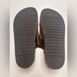 SO Espadrille Cork Platform Sandals Size 8 Brown Multi color Thong Flip Flop Y2K Photo 4