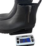 Madewell  Women's Zip-Up Lugsole Rain Boot Waterproof Black Size 9‎ Ankle Booties Photo 10