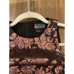 Sachin + Babi SACHI & BABI NOIR METALLIC ROSE GOLD HI-LO Cut Out sleeveless midi floral GOWN 0 Photo 6
