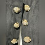 CZ Collection by Cezelle black blazer with gold button detail size L NWT Size L Photo 4