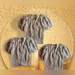 ASTR  the label Light Mauve Fluffy buttons Jacket XS nylon and Acrylique Photo 2