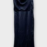 Chi Chi London  Alexandria Cowl Neck Satin Trumpet Gown Size 10 Photo 3