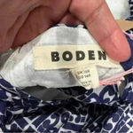 NWT BODEN Halterneck Cut Out Midi Dress size 14R Blue Photo 7