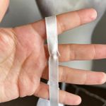 Vintage White Lace Trim Tank Top, Coquette Balletcore Y2K Lingerie Bridal Large Photo 3