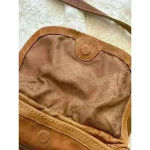 Fossil  Vintage Brown Leather Zipper‎ Crossbody Bag Photo 6