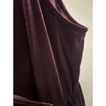 Wild Fable ‎ Velvet Jumpsuit Sleeveless Party Casual Elegant Purple L Photo 3