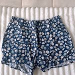 Madewell  Floral Blue Shorts Photo 0