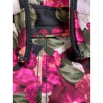 Banana Republic Pencil Skirt Sz 4 Satin Floral Pockets Belted Paperbag Girl Boss Photo 9