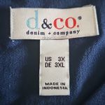 D&Co Denim & Company Blue Button Photo 2