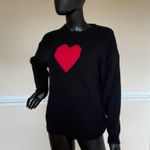 Crew Neck Pullover Knit Top Blouse Sweater Shirt Long Sleeve Winter Casual Top Black Photo 2