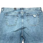 Torrid  Jeans Size 22 Laurel Canyon High Rise Straight Button Fly Distressed NWT Photo 4