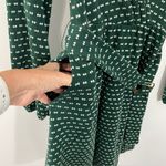 Maeve Anthropologie Malta Dress Size XS Green Mini Faux Wrap Belted Tie Photo 9