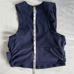 Free People  X FP Movement Undertow Twist Tank Top in Navy Blue Size Small Photo 7