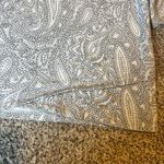 Croft & Barrow Womens Plus 2X Gray White Paisley 3/4 Sleeve Tunic Top Shirt Photo 1