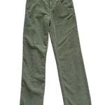 Reformation  Jeans Wilder Painter High Rise Wide Leg Corduroy Pants Moss Photo 0