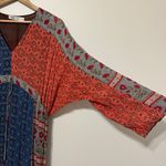 ZARA Patchwork Floral Print Midi Dress Size XS Blogger Fave RARE Oversized Photo 5