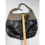 Brighton Shoulder Bag Hobo Two Tone Leather Tassel Charm Designer Purse Photo 1