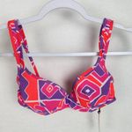 Rumored Womens Havana Bikini Swim Top Size XS Pink Red Purple Photo 5