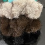 Piper K | Set of 3 Faux Fur Scrunchies Gray Photo 3