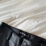 Motel Rocks Motel Jacinta Faux Leather Pants Black Size S High Waisted Straight Leg Photo 2