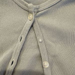 Brandy Melville  Button-Up Top Crop Blue Photo 1