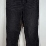 We The Free  Curvy High Rise Vintage Straight Black Denim Jeans Size 28 Photo 0
