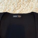 SheIn Black Ribbed Bell Sleeve Sweater Photo 2