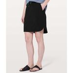 Lululemon On The Fly Skirt Size 4 Black High Rise Modest Workout Quiet Luxury Photo 12