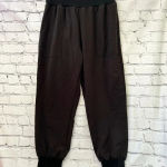Nikki Lund Casual Pocket Jogger Style Pants Size Medium Black Photo 1