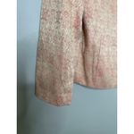 Norton Mcnaughton Vintage 14 Blazer Jacket Peach Jacquard Damask Boho Cottage Photo 1