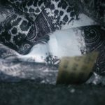 Guess  L Full Length Logo Lined Pea Coat Double Breasted Belted Wool in Black Photo 7