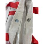 Disney Walt World Tan Canvas Beach Travel Vacation Tote Bag With Orange Straps Photo 6