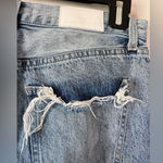 Pistola Women’s straight leg medium wash blue Distressed Jeans size 2 grunge Photo 4