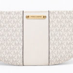 Michael Kors NWT  Vanilla Logo Belt Bag – Size S/M – Gold Hardware Photo 0