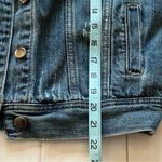 Forever 21 XXI Premium denim Gothic Distressed Studded Denim Jacket Sz S Skater Photo 9