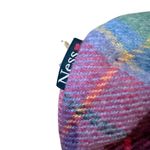 Ness Tartan Wool Clutch Bag Kiss Lock Plaid Purse 12.5x6 Women’s Vintage Style‎ Pink Photo 6