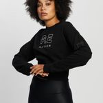 PE NATION Sprint Shot Sweatshirt Black Size XS Photo 0