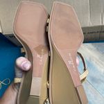 Caslon COPY -  Nordstrom size 8 Paola tan ankle wrap leather strappy wedge sanda… Photo 3