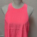 Elizabeth and James  Neon Pink Sleeveless Top Size Medium Photo 5