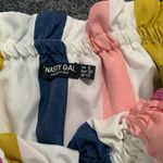 Nasty Gal Fools Ruffle Striped Top size 6 *top only* Photo 4