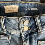 Pilcro  Anthropologie The Wanderer Mid Rise Relaxed Leg Blue Denim Jeans 2/26 Photo 2