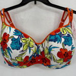 Cacique Intimates‎ Balconette Bra 40H Floral Print Orange Trim New with Tags Size undefined Photo 0